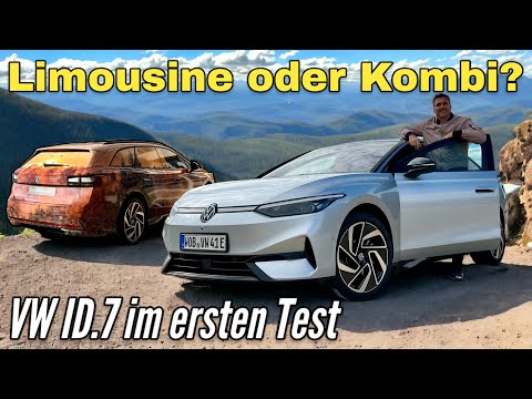 VW ID.7 Pro: Was kann die neue Elektro-Klasse? Die Limousine startet jetzt, der Tourer 2024 | Test