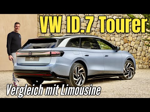 VW ID.7 Tourer: Vergleich mit Limousine | Test - Fahrt | Alle Infos zum Elektro - Kombi | 2024